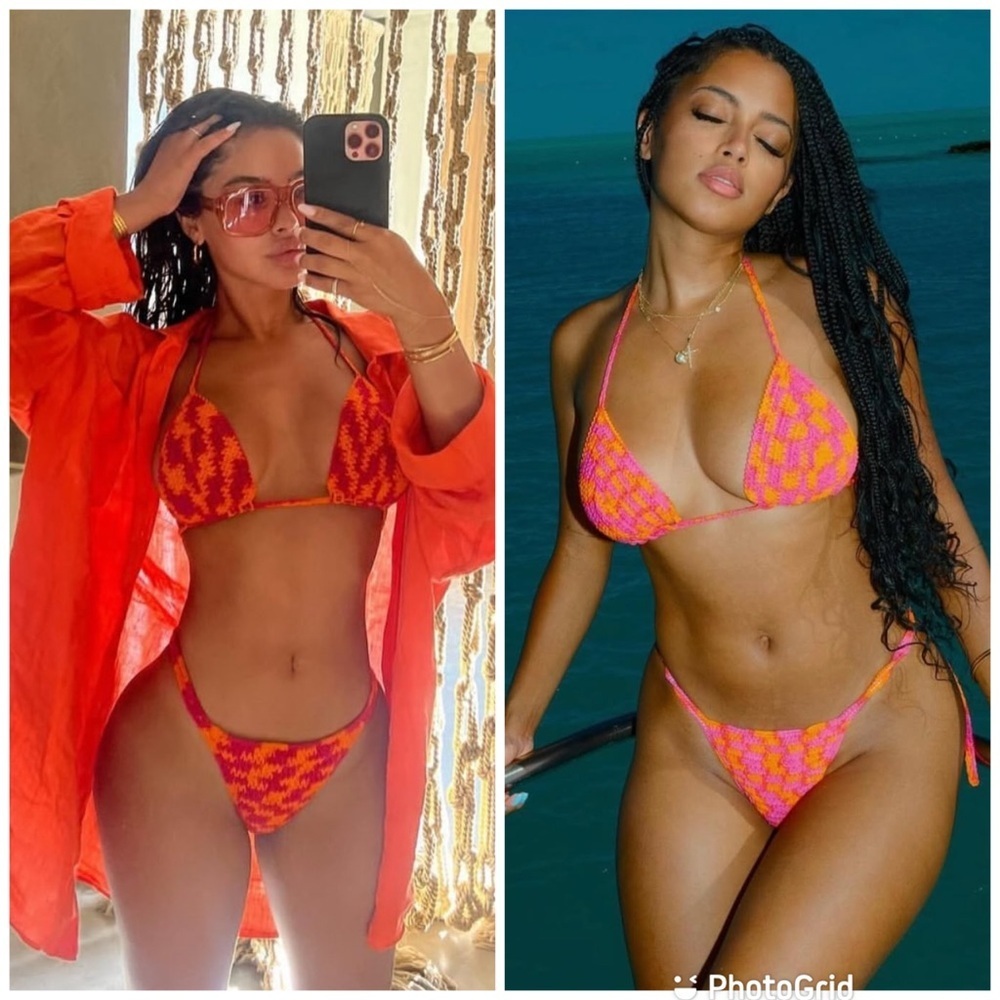 Shondel LA BON BIKINI Top + Bottom in tutti frutti New with Tags!
